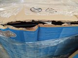 a cardboard box with a bunch of items inside of it