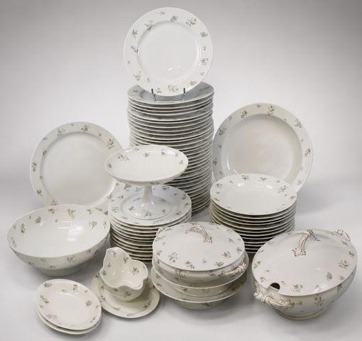 Haviland France. Fin XIXème : service de table en porcelaine de L