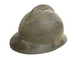 a helmet that is sitting on top of a table