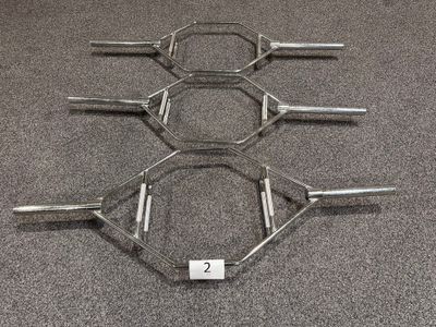 3 barres hexagonale olympique WIIT 185cm, - Photo 1