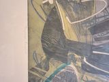 a picture of a painting on the wall of a room