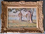 a picture of a painting hanging on the wall