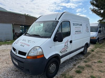 a white van that is parked in a lot
