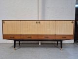 an image of a mid century style sideboard with four drawers