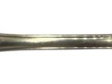 a silver spoon and a fork on a white background
