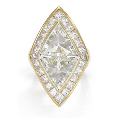 Bague en diamant et or 18 carats