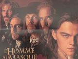 french movie poster for the film le homme au masque d ' eter