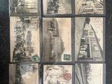 many old photos of a train on the tracks