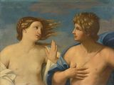 une image représentant un tableau où l'on voit un homme et une femme se tenant la main