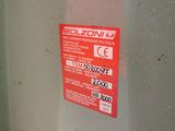 a label on the side of a refrigerator that says bolzoni ' s