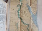 an open book with a map of the middle east and the middle east