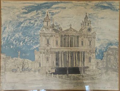 une photo d'une photo d'un bâtiment qui figure sur la photo