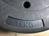 a close up of a black cast iron skillet on a wooden table