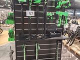 a lot of tools that are on display in a store