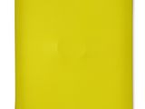 un carré jaune avec un trou au milieu