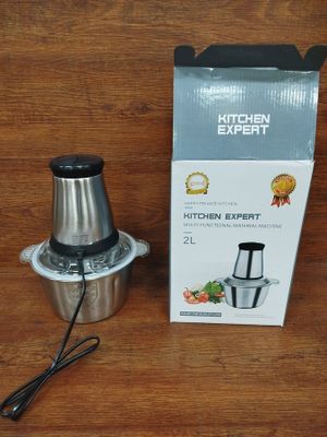 a box and a blender sitting on a table
