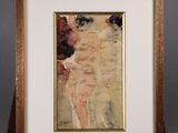 une image représentant un tableau représentant une femme sur un chevalet