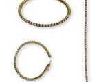 three pieces of jewelry including a bracelet, bracelet, and ring