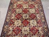 a large rug on the floor in a room