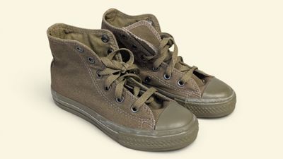 converse all star high top sneaker in khaki
