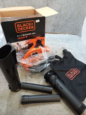 Aspirateur Souffleur Broyeur 2600W BLACK&DECKER - BEBLV260-Q…