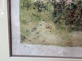 a picture of a painting hanging on a wall