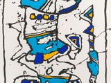 une image représentant un dessin d'un homme armé d'une épée