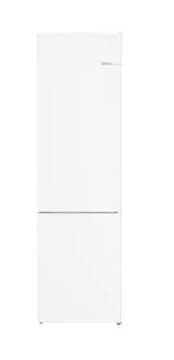 a white refrigerator freezer sitting on top of a white counter