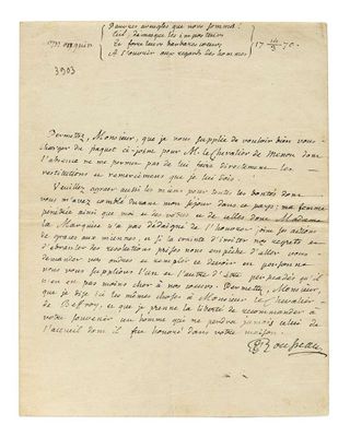 une lettre manuscrite d'une personne à sa mère