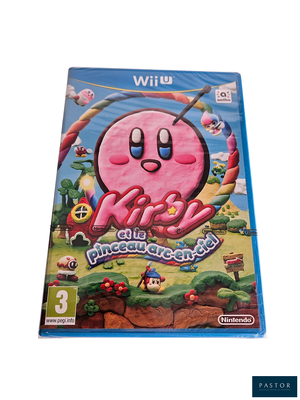 Jeu Nintendo Wii avec une jaquette rose et bleue sur laquelle figure un personnage de dessin animé