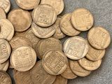 a lot of coins that are on the ground
