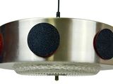 a light that is hanging from a ceiling lamp