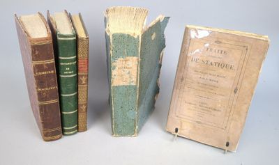 Réunion de 5 ouvrages de mathématiques début 19ème : 1. BERT…