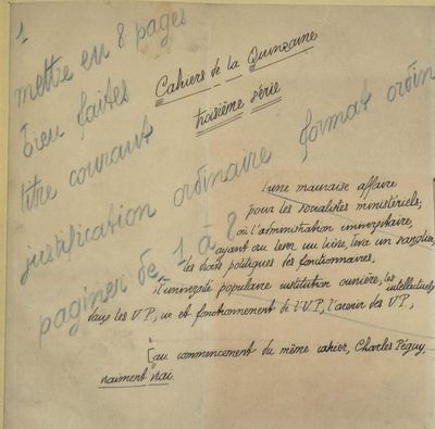 une feuille de papier sur laquelle on peut écrire