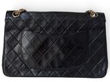 chanel black quilted lambskin flap bag
