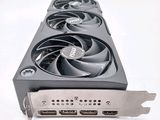 a close up of a video card with a fan on it