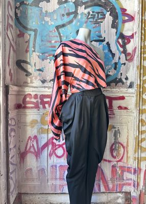 Ensemble T.S A. VAUTHIER 2 pièces pantalon en viscose noir e…