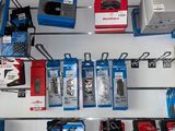 many different types of electronic equipment on the wall
