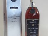 bottle of marttell cordon bleu extra in front of a box