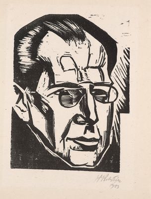un dessin en noir et blanc représentant un homme à lunettes