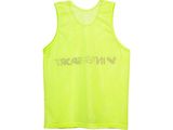 a close up of a yellow vest on a white background