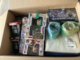a box with a bunch of items inside of it