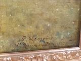 an image of a close up of a painting on a table