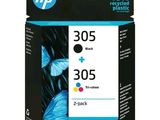 hp 3035 black and hp 3055 tri - color ink cartridges
