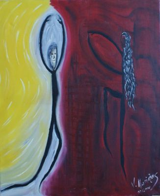 Victor Marinas. Né en 1970. Huile sur toile signée en bas à …