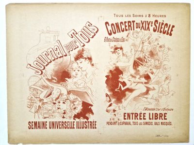 Jules Chéret (1836-1932) - Journal pour Tous et Concert du X…