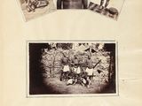 une vieille photo en noir et blanc représentant un homme et une série de photos