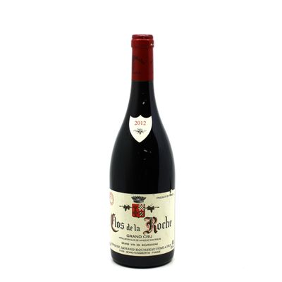 a close up of a bottle of wine on a white background
