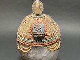 an image of a decorative box with a bird on top