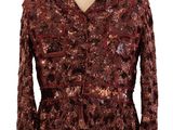 a close up of a mannequin torso with a jacket on it